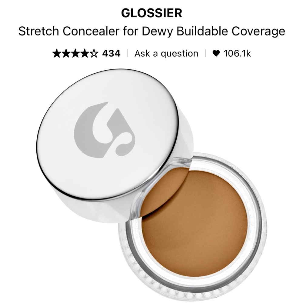 Glossier Stretch Balm Concealer in shade Medium Tan 2